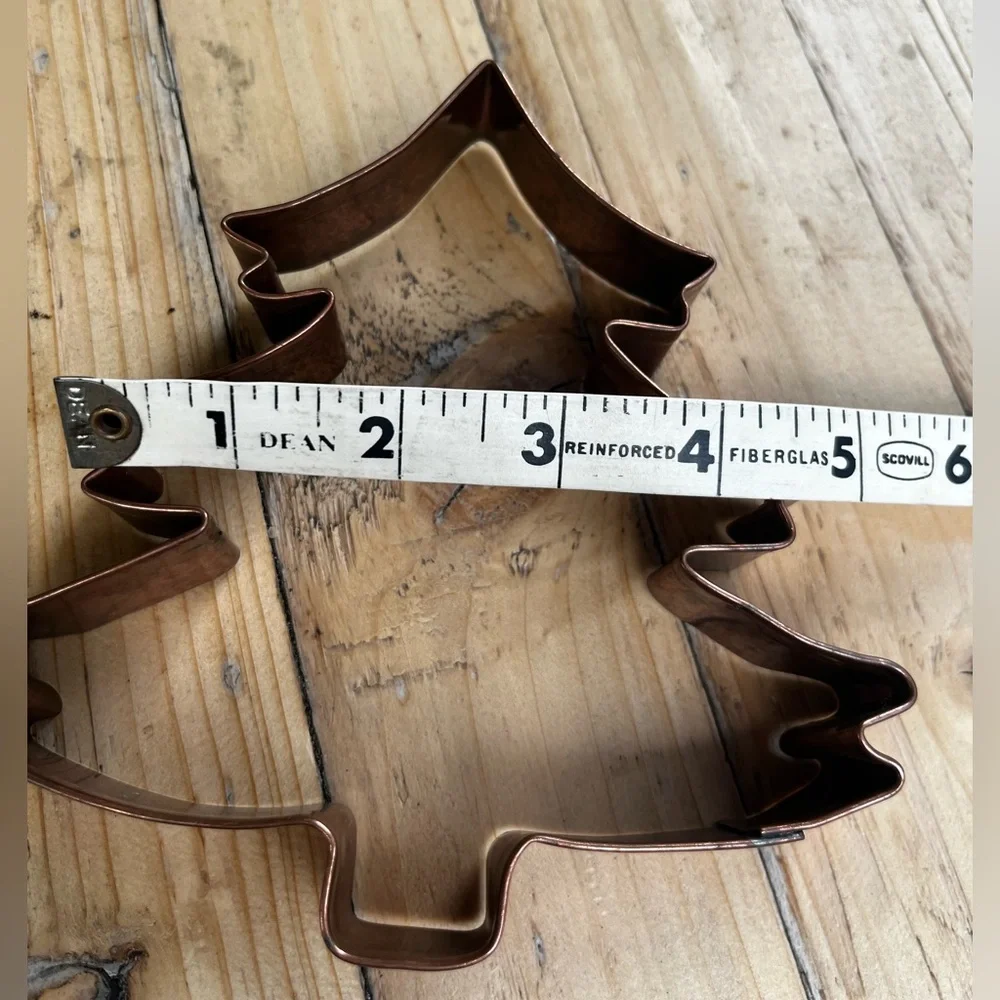 Copper Tree Cookie Cutter - Holiday, Christmas Baking Tool Large! Sturdy!